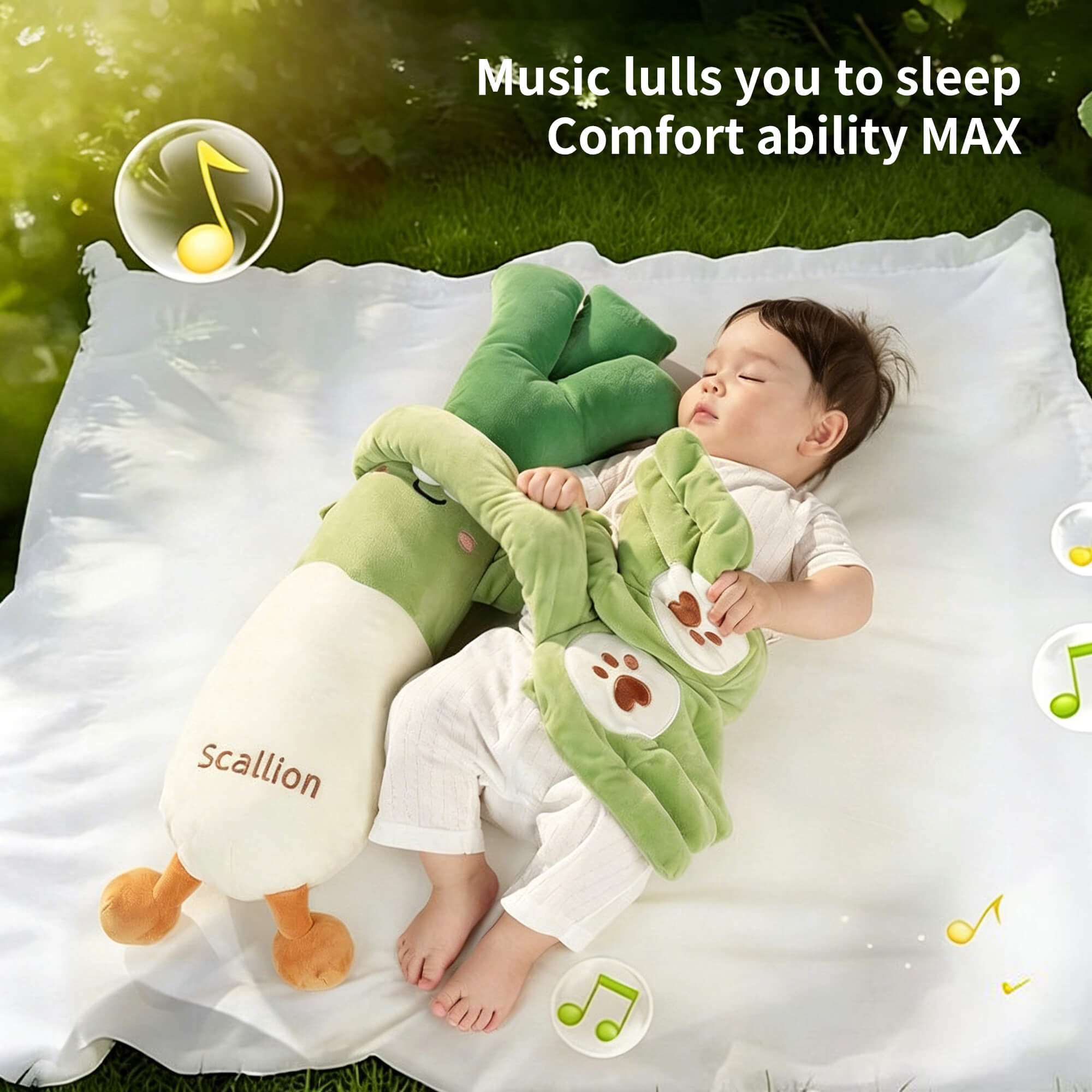 Bionic Banana Baby Soothing Pillow &#8211; Anti-Startle Sleep Aid with Heat Therapy &#038; Rhythmic Tapping for Colic &#038; Gas Relief image 8