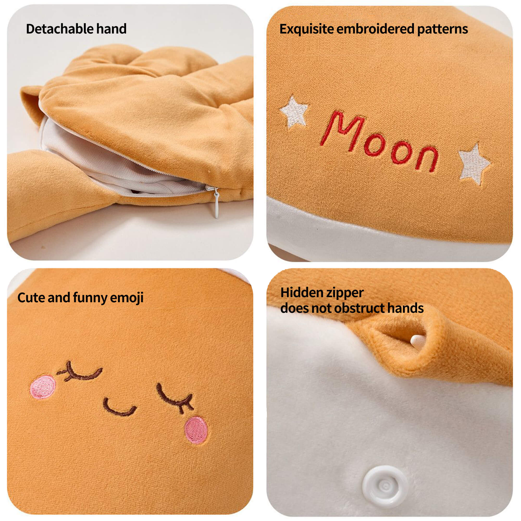 Smart Bionic Moon Soothing Pillow | Anti-Startle Sleep Aid with Natural Heat Therapy for Colic &#038; Gas Relief image 9