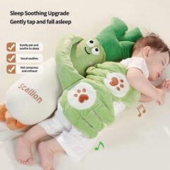 Smart Scallion Baby Soothing Pillow | Intelligent Rhythmic Tapping & Heat Therapy for Colic and Gas Relief