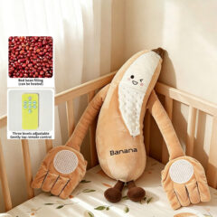 Smart Bionic Banana Sleep Companion | Therapeutic Heat & Gentle Hug Support for Newborns