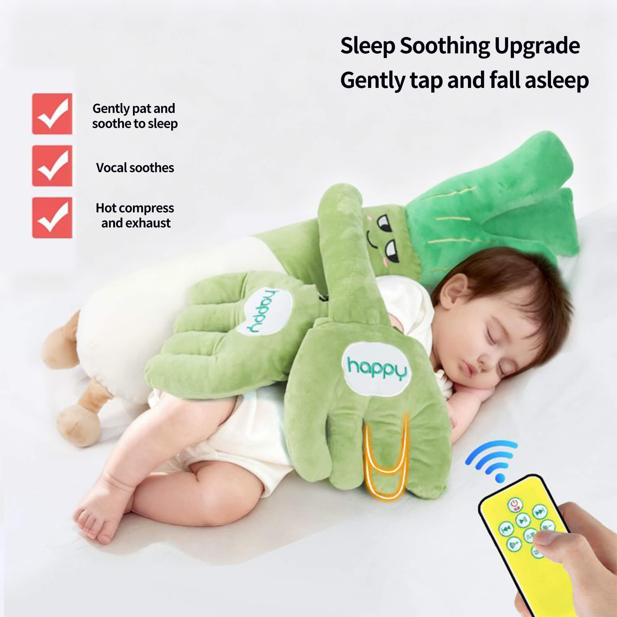 The Whimsical Scallion: Premium Bionic Soothing Companion for Colic &#038; Gas Relief