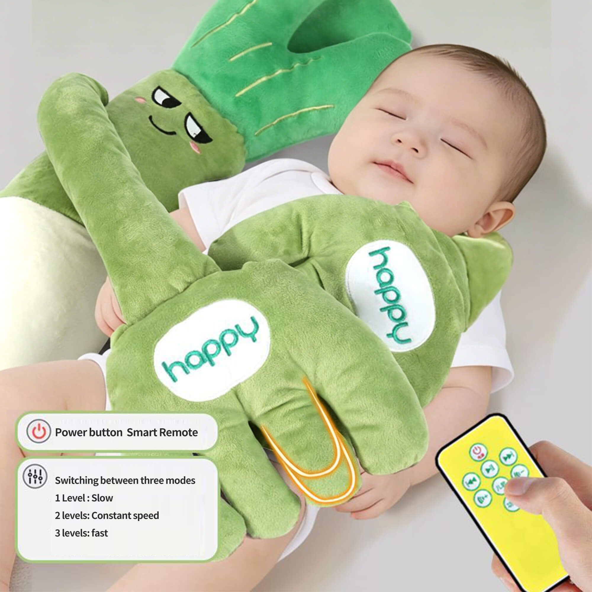 The Whimsical Scallion: Premium Bionic Soothing Companion for Colic &#038; Gas Relief image 3