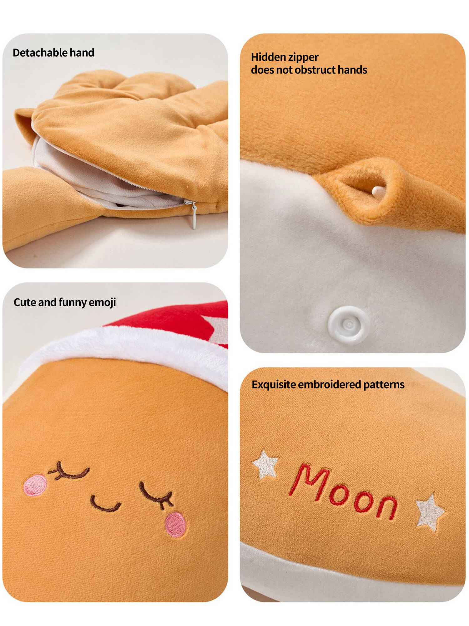 Washable and Detachable Design