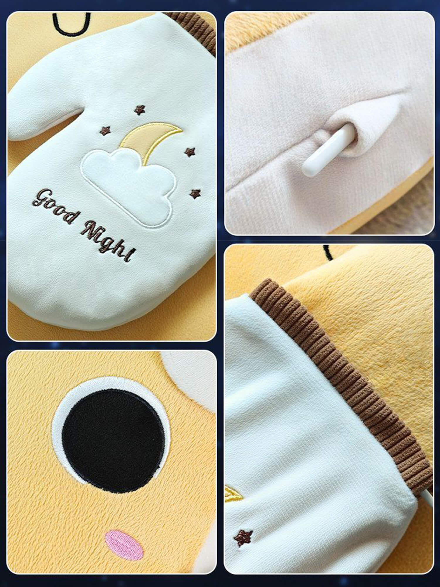 Fully Detachable and Washable