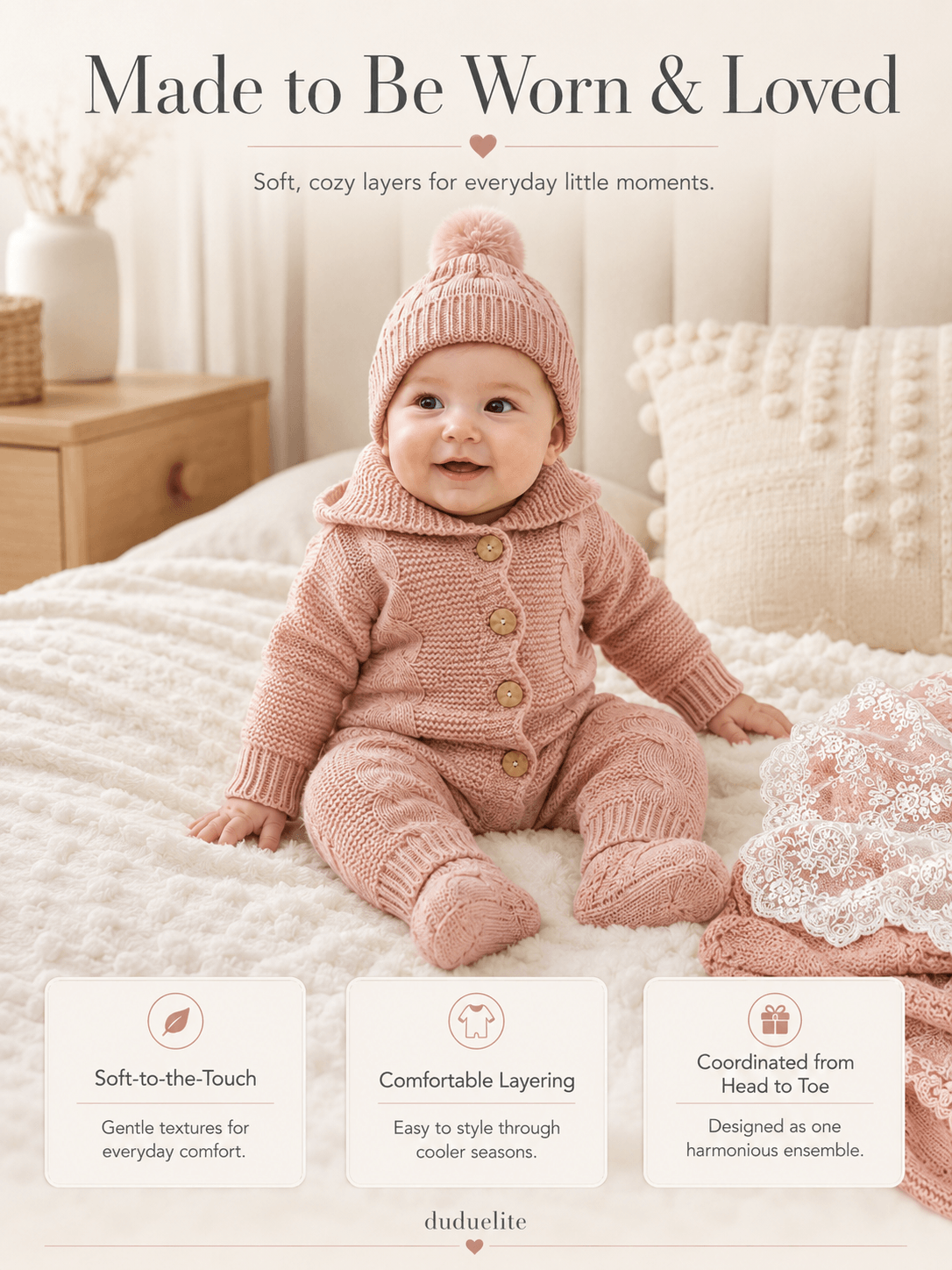 Personalized newborn baby gift set detail image 2