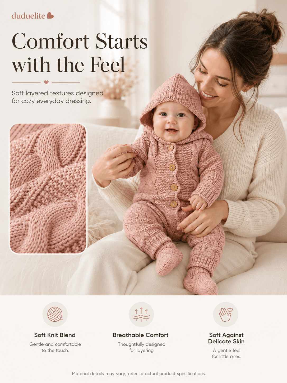 Personalized newborn baby gift set detail image 5