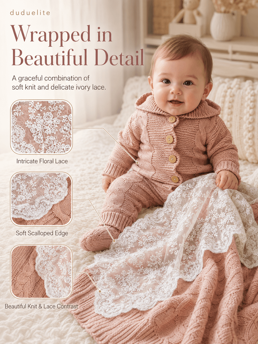 Personalized newborn baby gift set detail image 7
