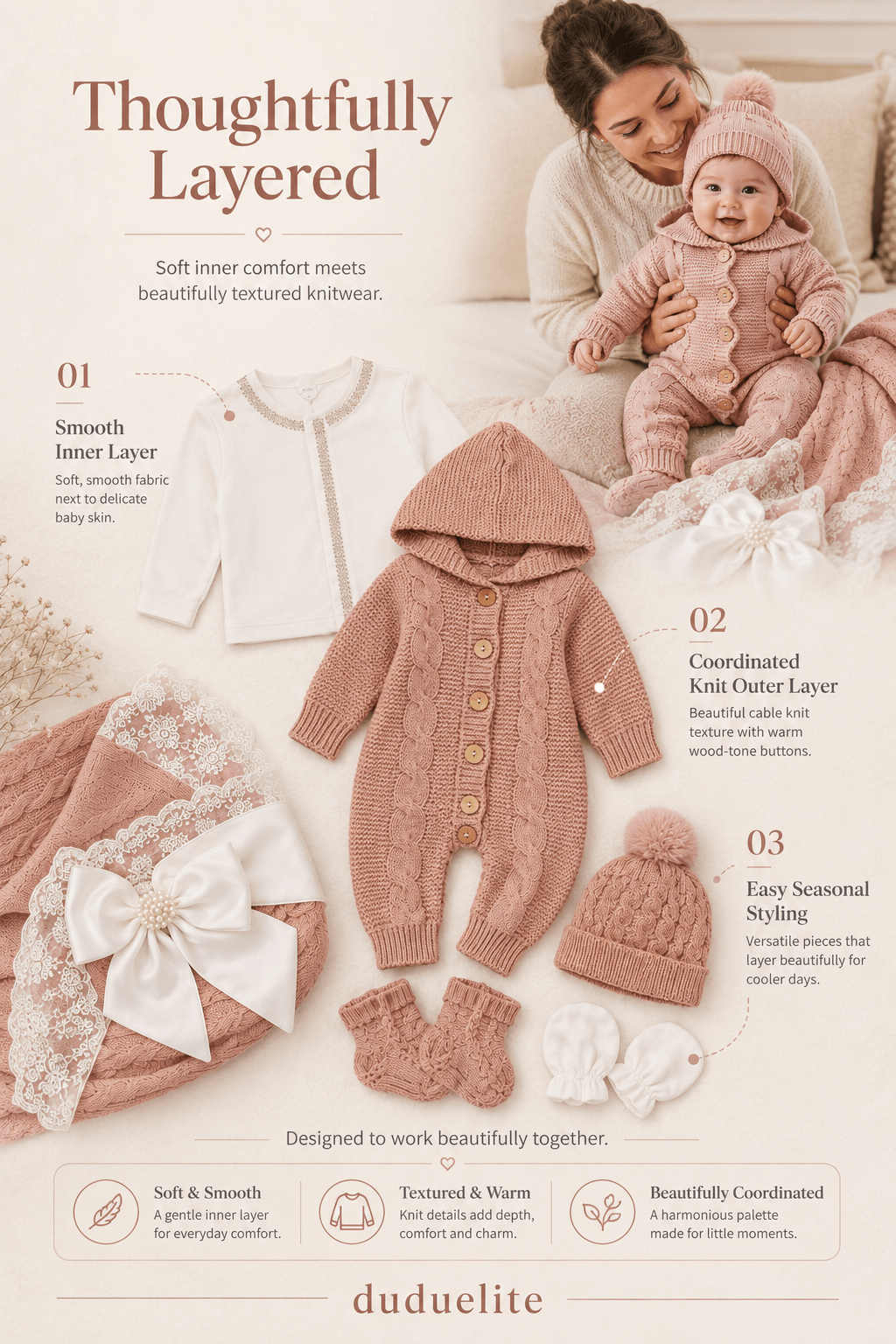 Personalized newborn baby gift set detail image 8